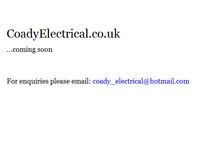 coadyelectrical.co.uk - Coady Electrical site coming soon